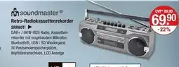 V Markt Soundmaster retro-radiokassettenrekorder Angebot