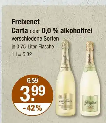 V Markt Freixenet carta Angebot