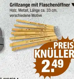 V Markt Grillzange mit flaschenöffner Angebot