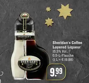 Edeka Sheridan's Coffee Layered Liqueur Angebot