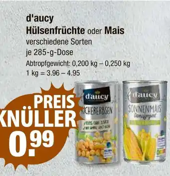 V Markt D'aucy hülsenfrüchte Angebot