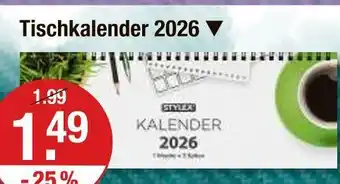 V Markt Stylex tischkalender 2026 Angebot