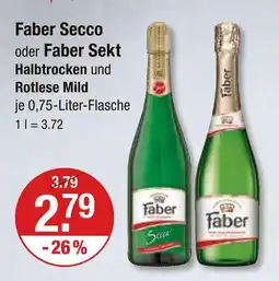 V Markt Faber secco Angebot
