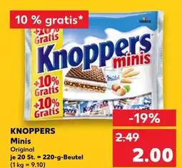 Kaufland Knoppers minis original Angebot