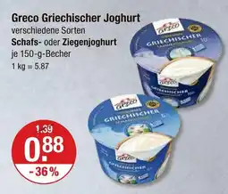 V Markt Greco schafsjoghurt Angebot