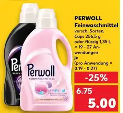 Kaufland Perwoll feinwaschmittel caps Angebot