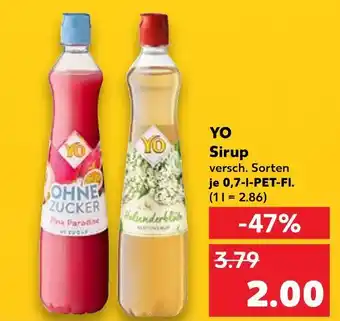 Kaufland Yo pink paradise sirup Angebot
