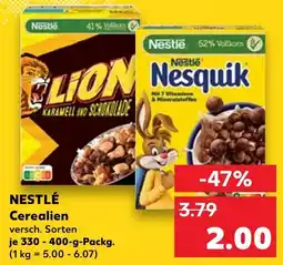 Kaufland Nestlé lion cerealien Angebot