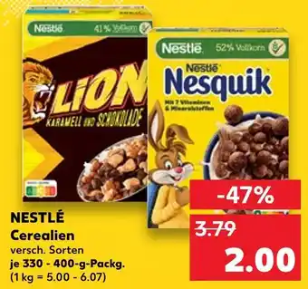 Kaufland Nestlé lion cerealien Angebot