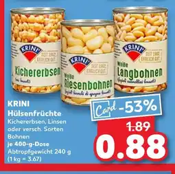 Kaufland Krini kichererbsen Angebot