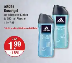 V Markt Adidas duschgel Angebot