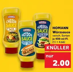 Kaufland Homann cheese sauce chili Angebot