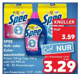 Kaufland Spee vollwaschmittel Angebot