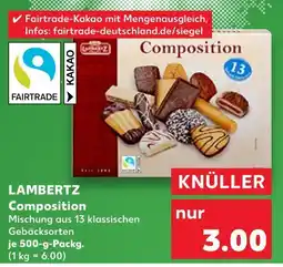 Kaufland Lambertz composition Angebot