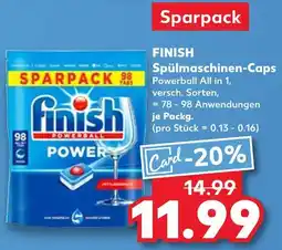 Kaufland Finish spülmaschinen-caps powerball all in 1 Angebot