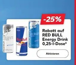 Kaufland Red bull 25% rabatt Angebot