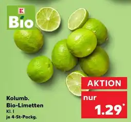 Kaufland Kolumbianische bio-limetten Angebot