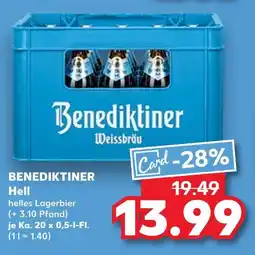 Kaufland Benediktiner hell Angebot