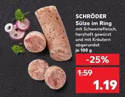 Kaufland Schröder sülze im ring Angebot