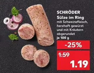 Kaufland Schröder sülze im ring Angebot