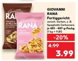 Kaufland Giovanni rana tagliatelle mit pilz-sauce Angebot