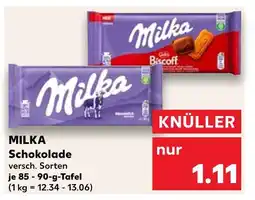 Kaufland Milka schokolade alpenmilch Angebot