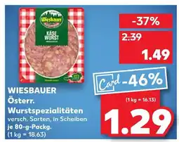 Kaufland Wiesbauer österr. wurstspezialitäten Angebot