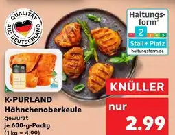 Kaufland K-purland hähnchenoberkeule gewürzt Angebot
