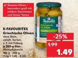 Kaufland K-favourites griechische oliven Angebot