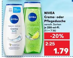 Kaufland Nivea creme- oder pflegedusche Angebot