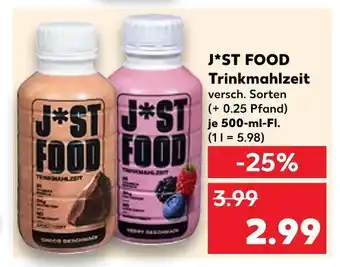 Kaufland Jst food trinkmahlzeit choco geschmack Angebot