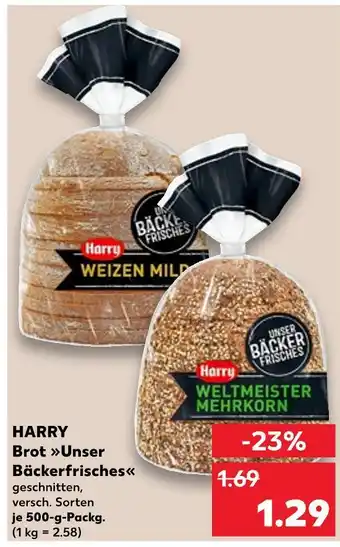 Kaufland Harry weizen mild Angebot