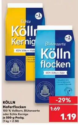 Kaufland Echte kernige haferflocken Angebot