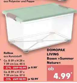 Kaufland Domopak living boxen summer nature Angebot