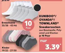 Kaufland Kuniboo sneakersocken erwachsene Angebot