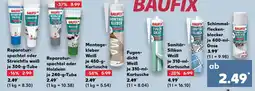 Kaufland Baufix reparaturspachtel oder streichfix weiß Angebot