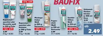 Kaufland Baufix reparaturspachtel oder streichfix weiß Angebot