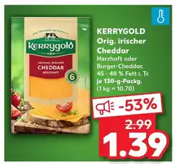 Kaufland Kerrygold orig. irischer cheddar herzhaft Angebot