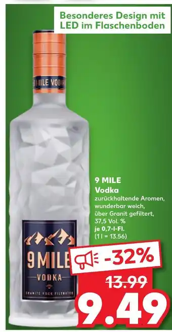 Kaufland 9 mile vodka Angebot