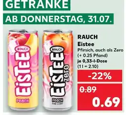 Kaufland Rauch eistee pfirsich Angebot