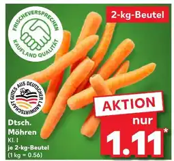 Kaufland Dtsch. möhren Angebot