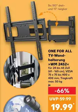 Kaufland One for all tv-wandhalterung wm 2452 Angebot
