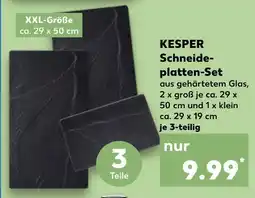 Kaufland Kesper schneideplatten-set Angebot