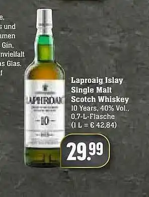 Edeka Laproaig Islay Single Malt Scotch Whiskey Angebot