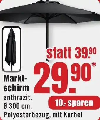 B1 Discount Baumarkt Marktschirm Angebot