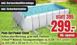 B1 Discount Baumarkt Pool-Set Power Steel Angebot