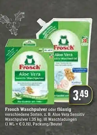 Edeka Frosch Waschpulver Oder Flüssig Angebot