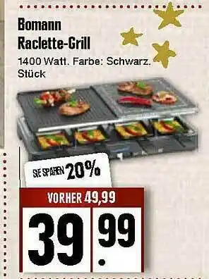 Edeka Bomann Raclette-grill Angebot