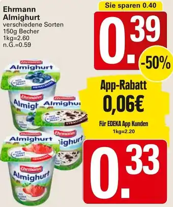 WEZ Ehrmann Almighurt Angebot