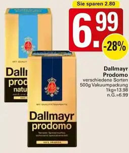 WEZ Dallmayr Prodomo Angebot